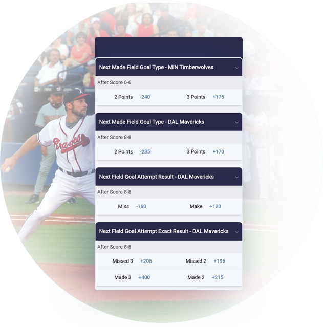 Detailed game stats to guide users betting decisions